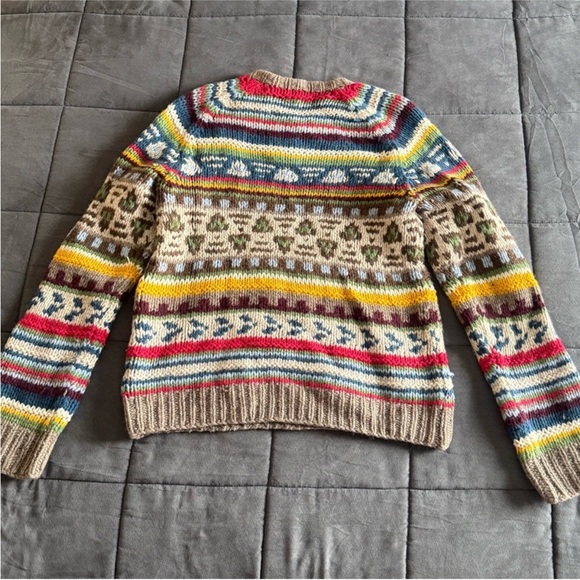 American Eagle Outfitters Y2K VINTAGE Multicolor Handknit Sweater RARE - Picture 5 of 5